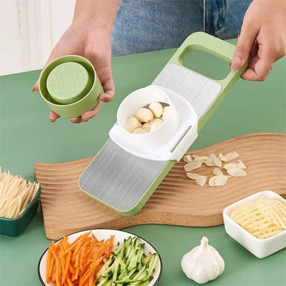 5 In 1 Stainless Steel Multifunctional Vegetable Slicer Cutter