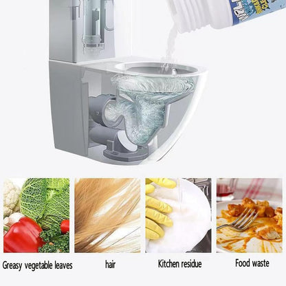 Powerful Fast-Foaming Sink & Drain Cleaner Powder