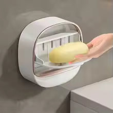 Wall-Mounted Waterproof Soap Box | Keep Your Bathroom Soap Dry